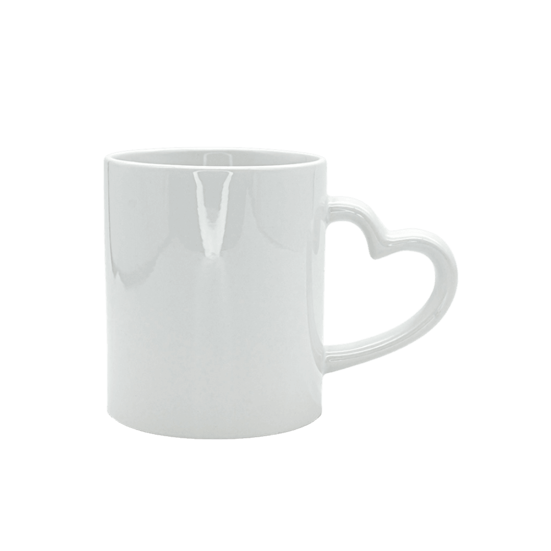 Caneca Personalizada com pega em Coração - Crafty