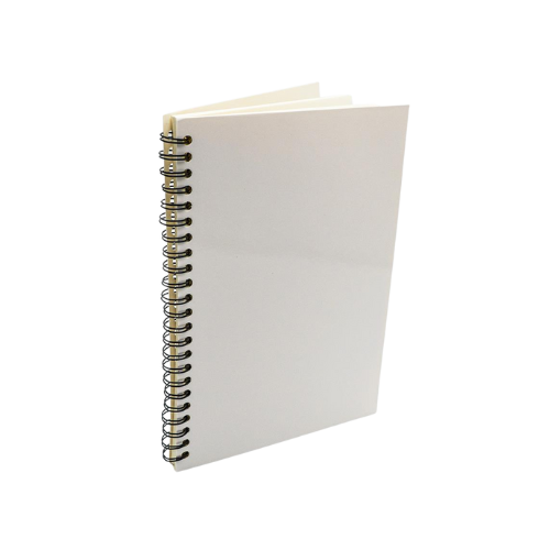 Caderno de argolas branco personalizado