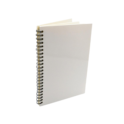 Caderno de argolas branco personalizado